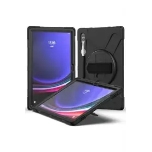Galaxy Tab S9 Ultra Defender tablet silikon kılıf, siyah