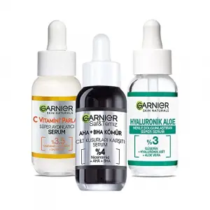 Garnier 3lü Cilt Bakım Serum Seti