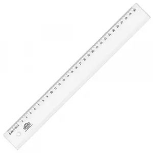 Geniş Plastik Cetvel, 30 CM