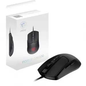 GG FORGE GM100 GAMING MOUSE MAX 6400 DPI 108GR 1,5m KABLO OPTIK SENSOR MICRO SWITCH RGB LED OYUNCU FARESI