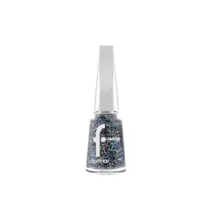 Glitter Yarı Transparan & Parlak Bitişli Simli Oje