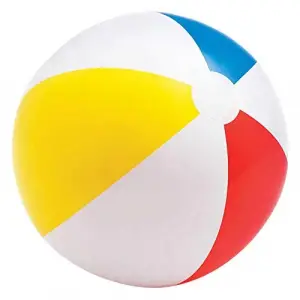 Glossy Panel Ball; Inflatable Water Ball/Beach Ball, Diameter 51 cm