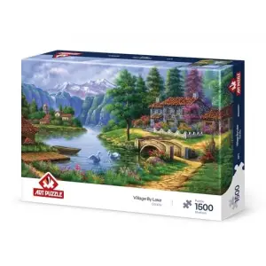 Göl Köy 1500 Parça Puzzle