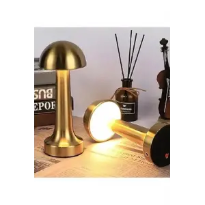 Gold Mantar Masa Lambası
