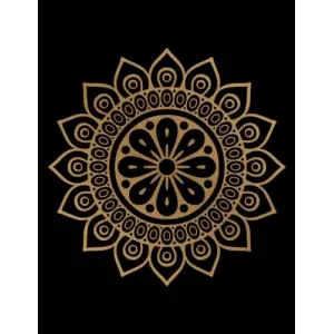 Golden Mandala Günlük Defter