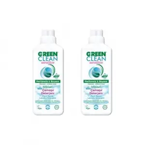 Green Clean Sensitive Bitkisel Çamaşır Deterjanı 1000 ml x2 Adet