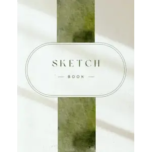 Green modern sketch,  x11 , book: 8.5,100 Sheets