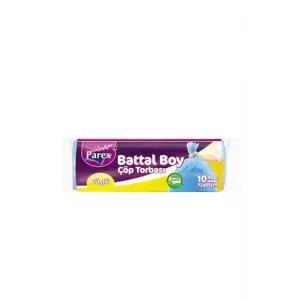 Güçlü Çöp Torbası Battal Boy 10lu