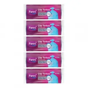 Güçlü Çöp Torbası Orta Boy 5li Paket