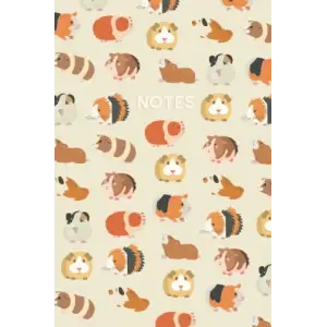Guinea Pig; A5 Notebook, 100 Lined Pages (Cream)