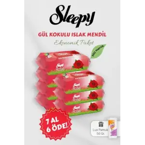 Gül Kokulu Bebek Mendili 7 AL 6 Öde Hediyeli
