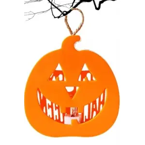 Halloween Işıklı Masa Süsü Balkabağı