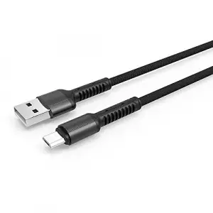 Hasır Kırılmaya Dayanıklı 1m LS63 Micro Usb Kablo Gri