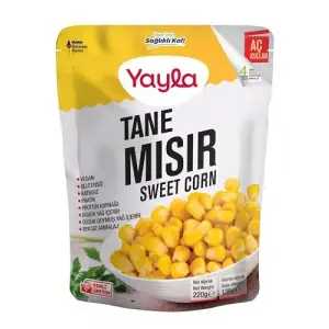 Haşlanmış Tane Mısır, 220 g Tekli Paket