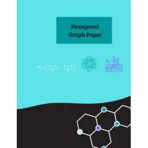 Hexagonal Graph Paper: Organic Chemistry & Biochemistry Note Book, 100pages, 8.5x11