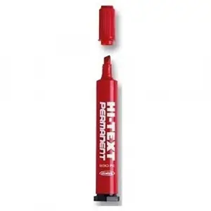 Hi-Text 830Pc Kesik Uçlu Permanent Kalem 6 Mm Kırm
