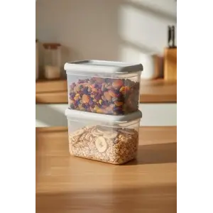 Hide Plus 2Li Saklama Kabı 1900 Ml Beyaz