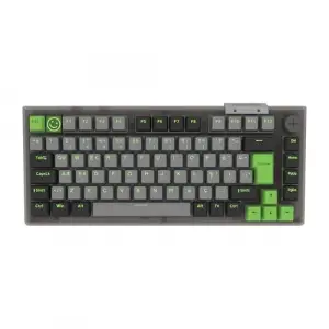 HK610 Gateron Switch RGB LCD Tri-Mode Kablosuz/Bluetooth %75 Gaming Klavye