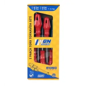 Hon 5 Parça Profesyonel Torx Tornavida Seti