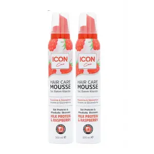 ICON SAÇ BAKIM KÖPÜĞÜ MILK PROTEIN & RASPBERRY 2Lİ SET