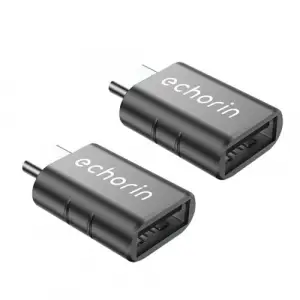 (İkili) OTG Akıllı Giriş USB 3.0 to Type-C Dönüştürücü Adaptör Çevirici 5Gbps, iPhone 16, Pro, Pro Max, M2, M3, M4 MacBook Pro, Air, iPad Pro ve Galaxy S25, S24, S23 ve Tabletler ile Uyumlu