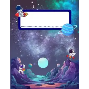 Independently published Astronaut Primary Writing Paper for Early Elementary: Space themed penmanship paper