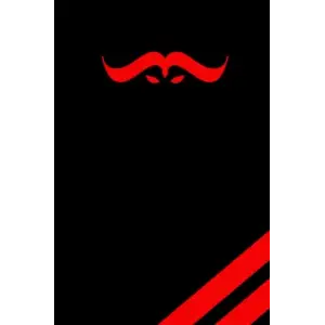 Independently published Black and Red journal with bull animation