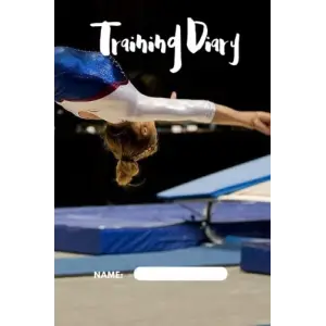Independently published Female Tumbling Themed Training Diary