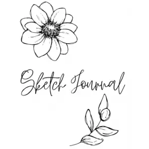 Independently published Floral Sketch Journal