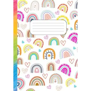 Independently published Half Lined Half Blank Exercise Book A4: A4 Exercise Books Half Lined Half Plain, Children Exercise Books, School Journal For Kids, Wide Ruled & Blank Notebook, 100 Pages For...