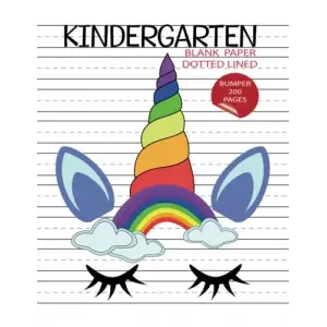 Independently published Kindergarten Blank Paper Dotted Lined: Handwriting practice very essential for preschool and kindergarten. Lined Writing Paper for Kindergarten.