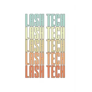 Independently published Lash Tech Retro Eyelash Technician Licensed Lash Tech: Graph Grid Notebook/Journal (6” X 9”) Womens Lash Tech Gifts & Eyelash Tech Gifts