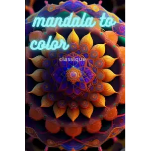 Independently published mandala to color