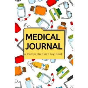 Independently published Medical Journal notebook, planner, tracker lined stationery paperback book: Health History, Medicine Tracker