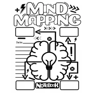 Independently published Mind Mapping Notebook: Visual Thinking Workbook with Blank Mind Map Templates for Brainstorming Your ideas and improve your concentration creativity, 120 Pages