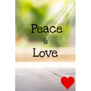 Independently published Peace & Love: Self care Journal
