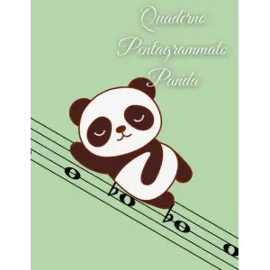 Independently published Quaderno Pentagrammato Panda