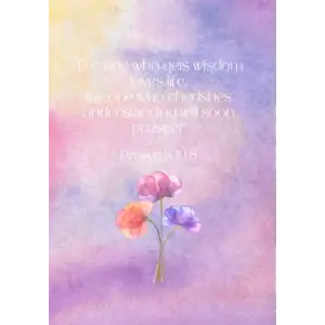 Independently published Scripture Study - Journal - Proverbs Cover: 7x10 Space for your Prayer, Notes, Questions and so much more...
