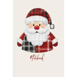Independently published Ugly sweater book cover with santa