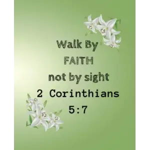 Independently published Walk By FAITH not by sight: 52 weeks prayer journal