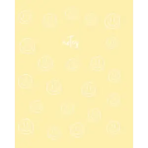 Independently published YELLOW SMILEY NOTEBOOK | cute, fun, trendy