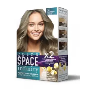 Infınıty Set Saç Boyası 8.1 Küllü Açık Kumral