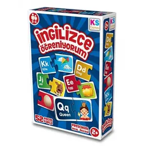 İngilizce Öğreniyorum 52 Parça Puzzle