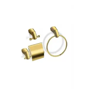 İSAOĞLU YAPI Gold Banyo Aksesuar Seti