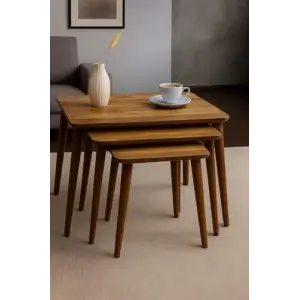 İstanbul 3lü Zigon Sehpa, %100 Mdf