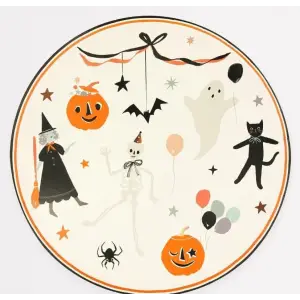 Its Halloween! Cadılar Bayramı Tabağı (L) (8li)