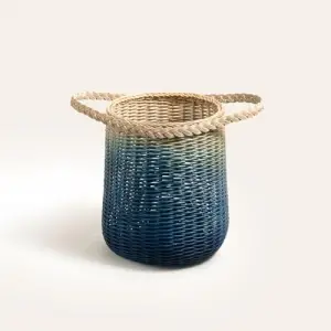 Java Mavi Rattan Sepet 30 Cm