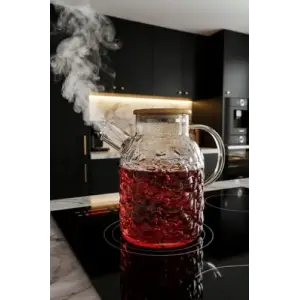 Juliet - Bambu Kapaklı Cam Demlik 1800 ml