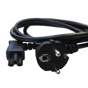 Kablo, 2 metre notebook power 2 metre 90 derece yonca power kablo