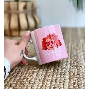 Kadın Gücü Tasarımlı Kupa